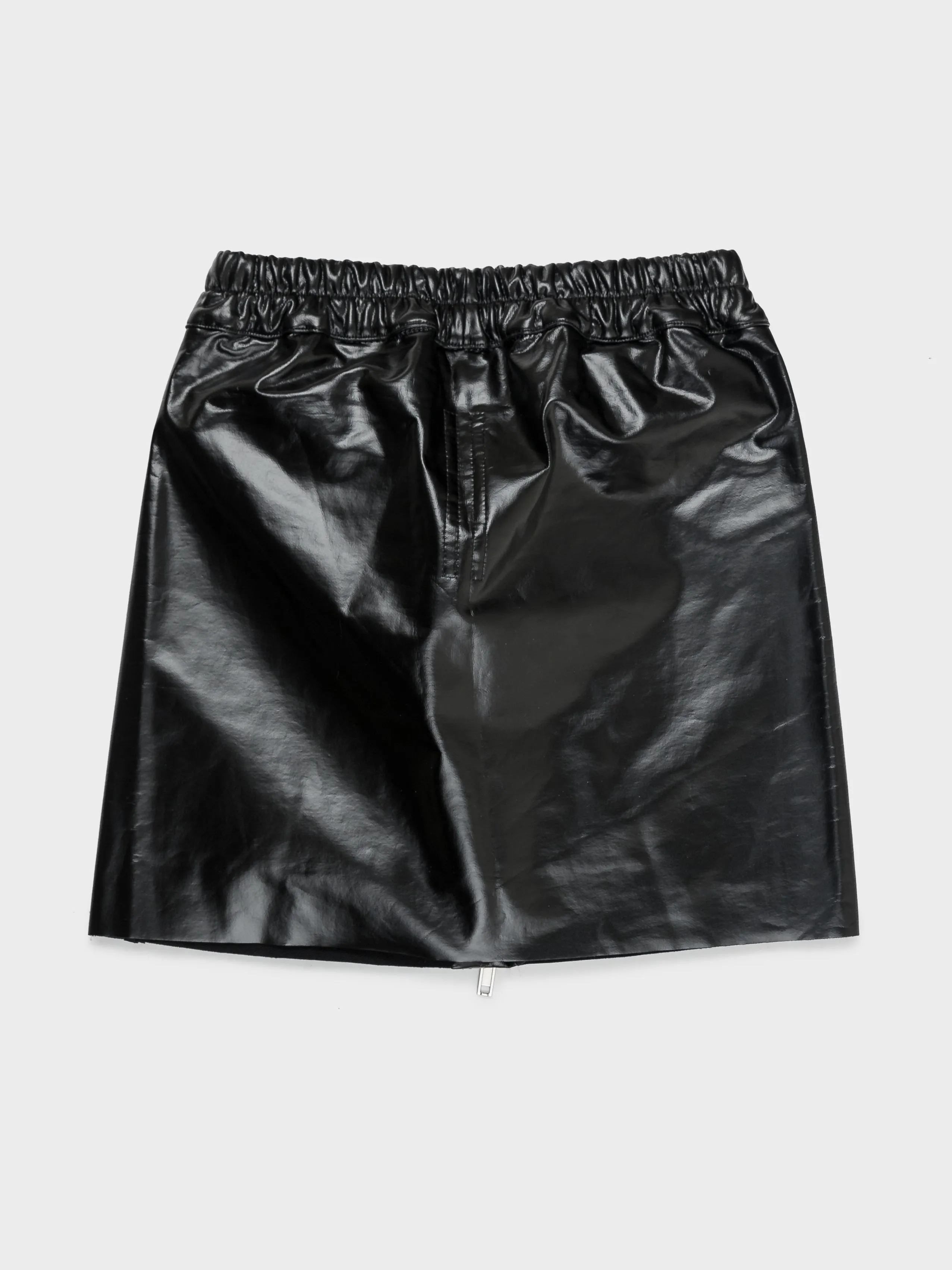 Pleather Zip Skirt