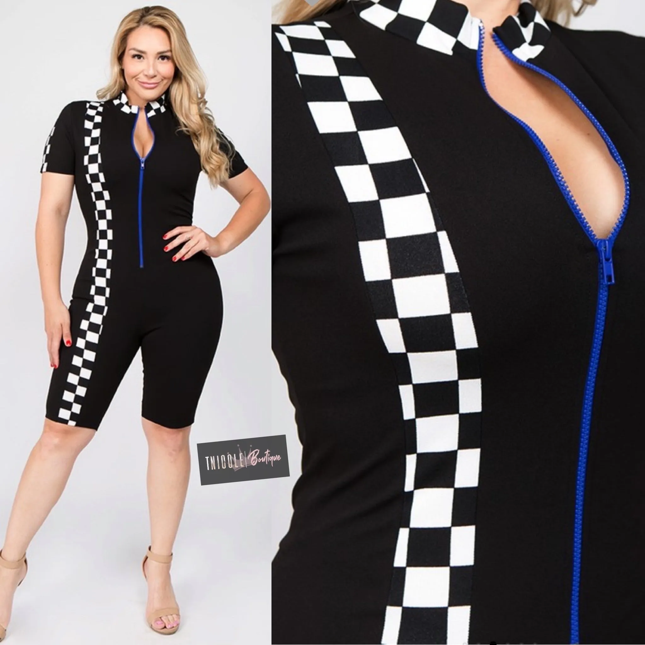 (Plus) MotoSport Romper