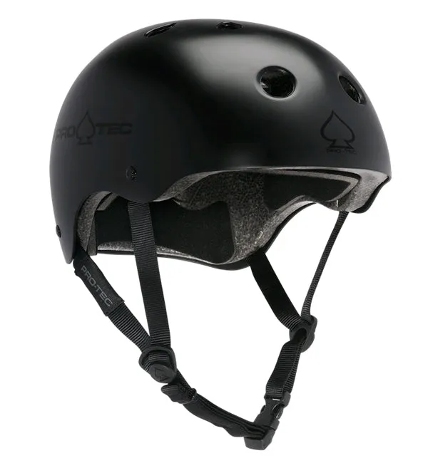 Pro Tec Classic Satin Black Helmet