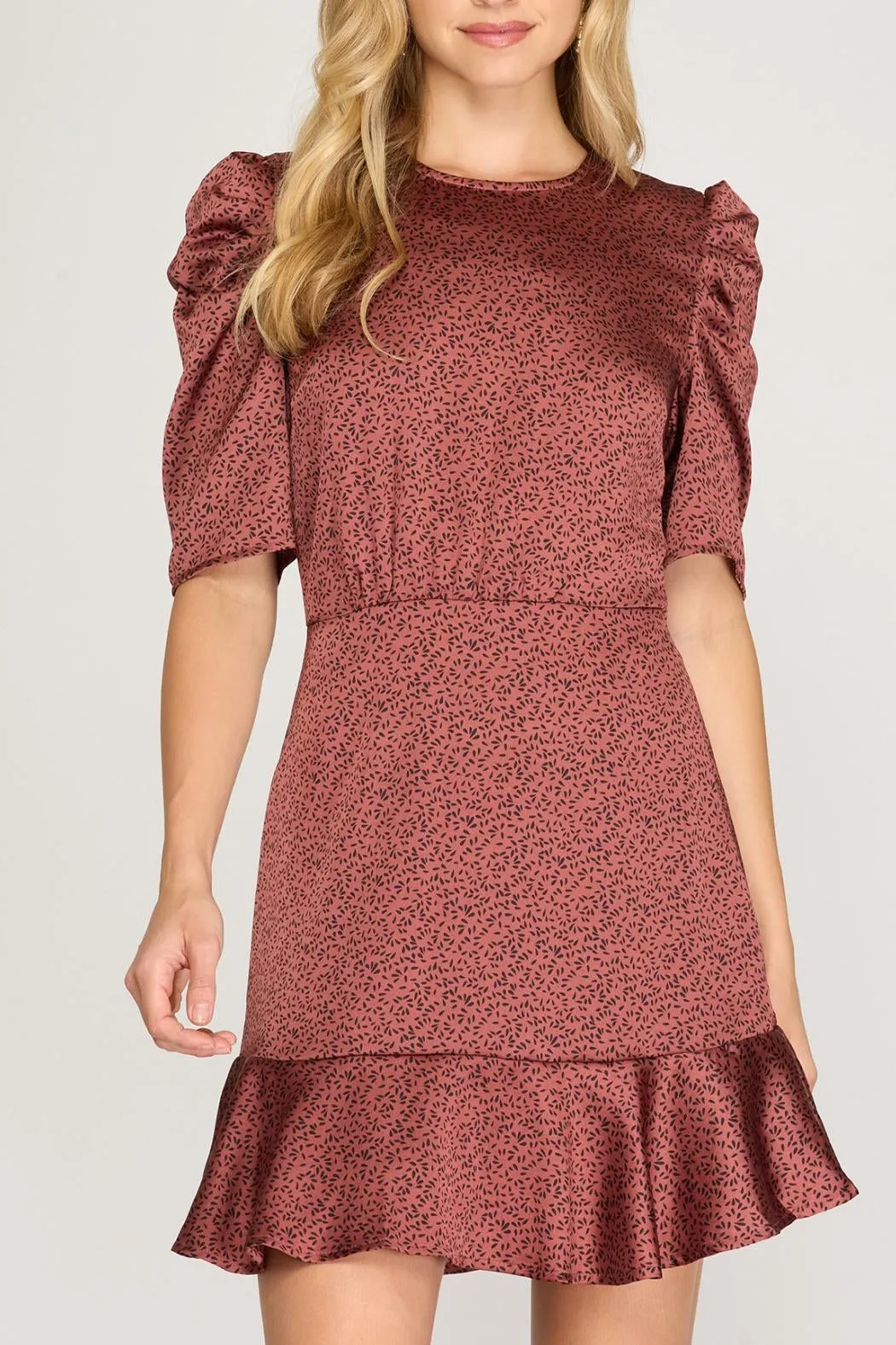 Puff Sleeve Dress