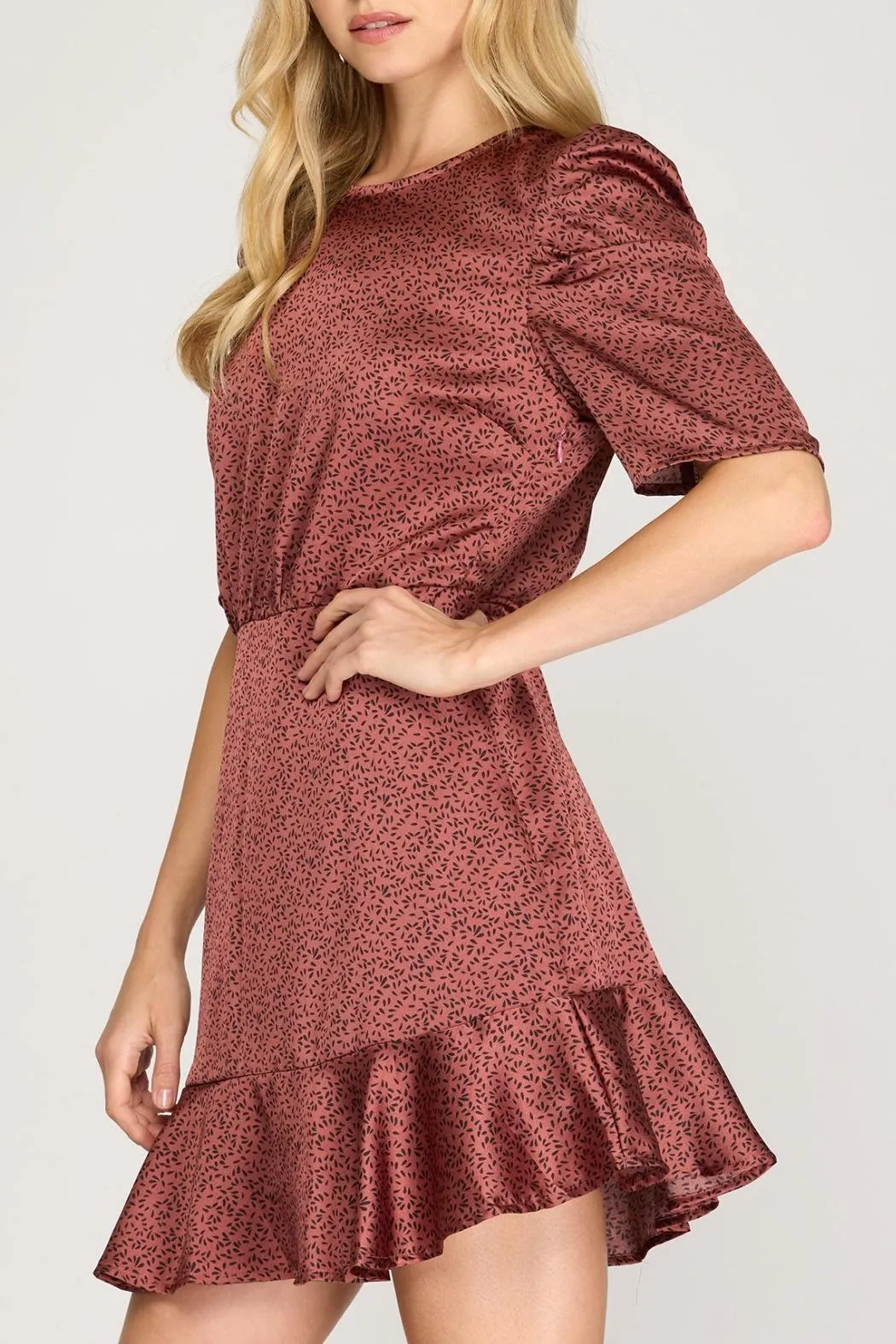 Puff Sleeve Dress