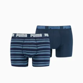 PUMA Heritage Stripe Men's Boxers 2 Pack | denim | PUMA Best Cyber Deals | PUMA 