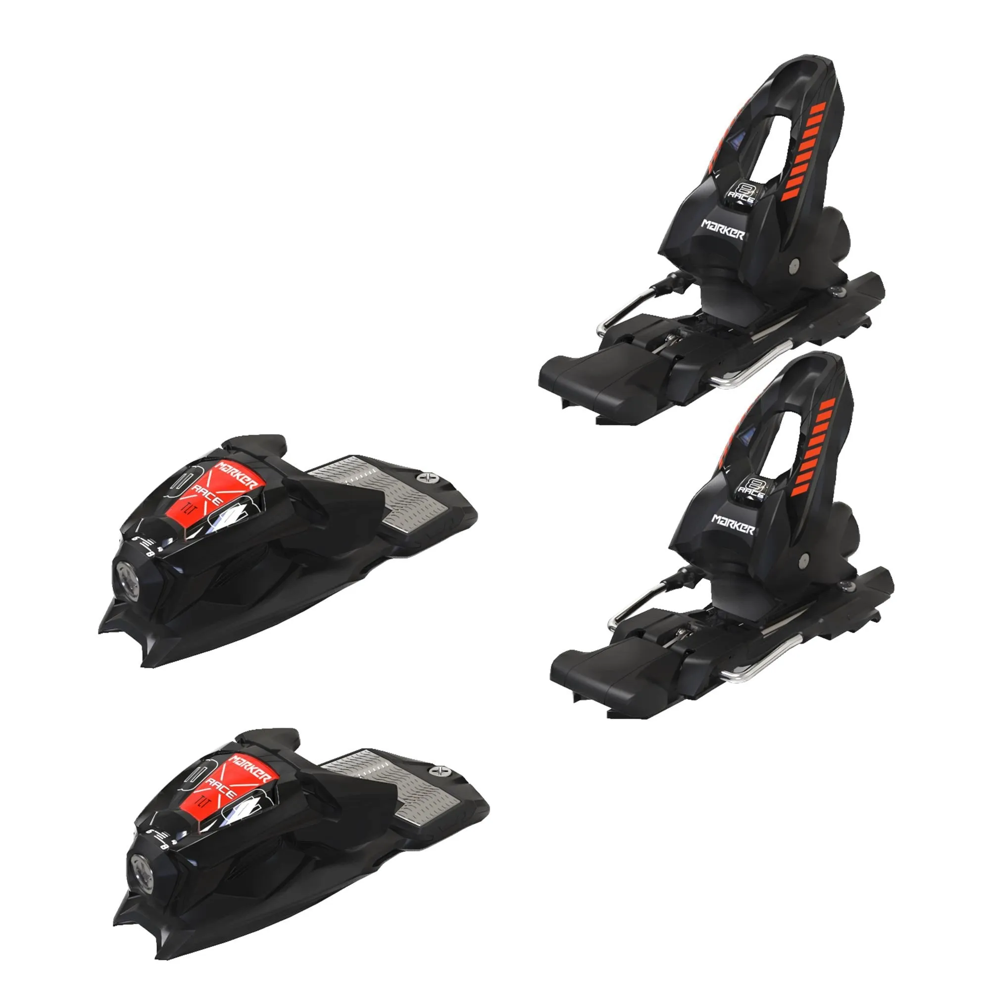 Racetiger SL R Junior Race Ski w/ S Plate + Race 8 Bindings - 2025