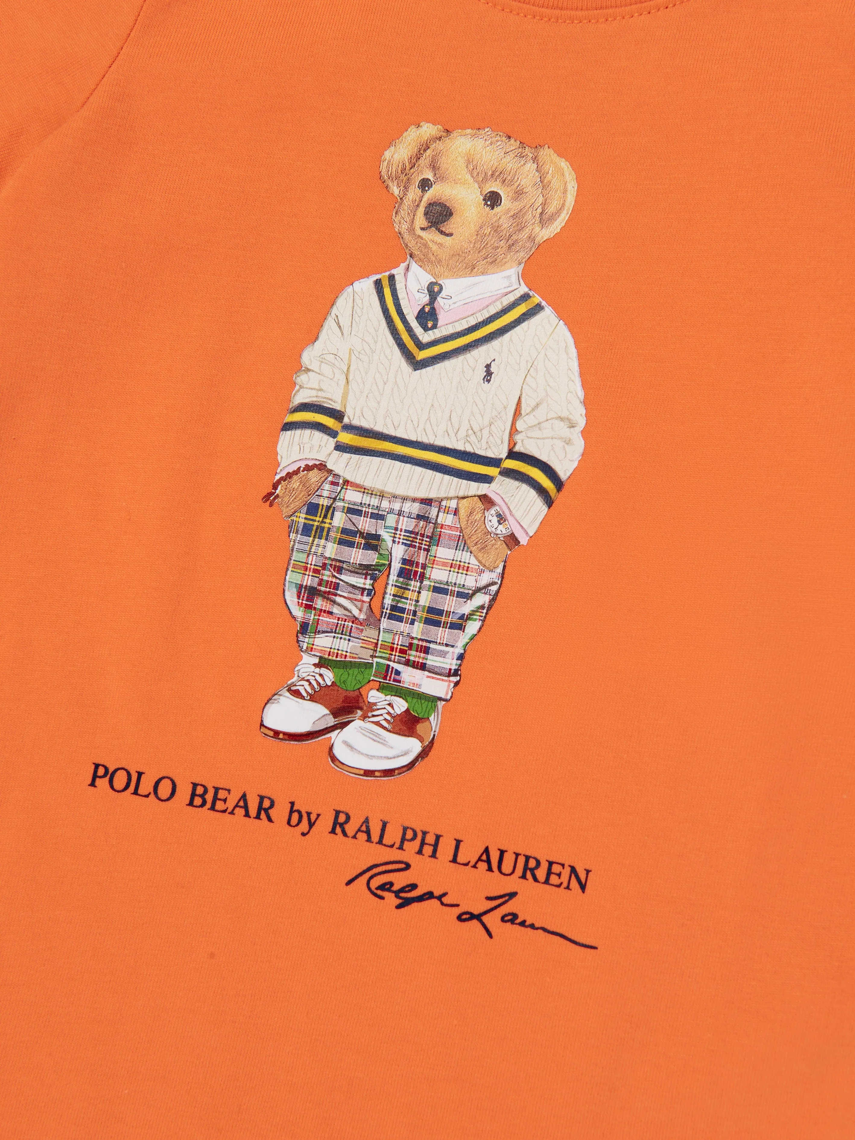 Ralph Lauren Baby Boys Bear Romper in Green