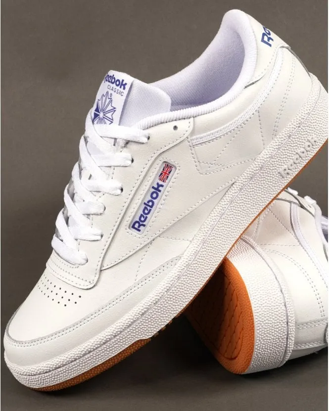 Reebok Club C 85 Trainers White/Royal/Gum