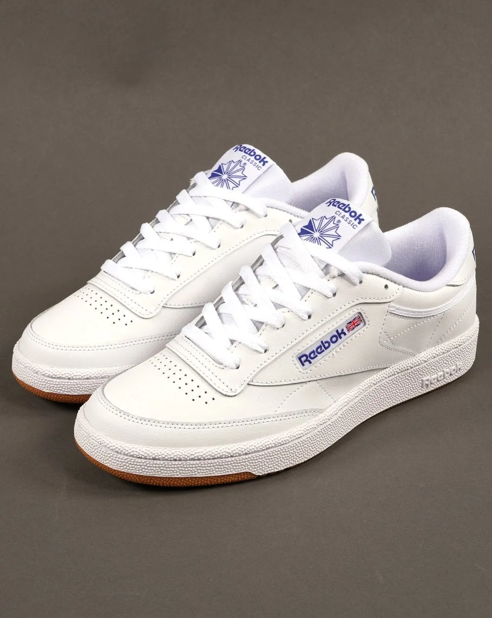 Reebok Club C 85 Trainers White/Royal/Gum