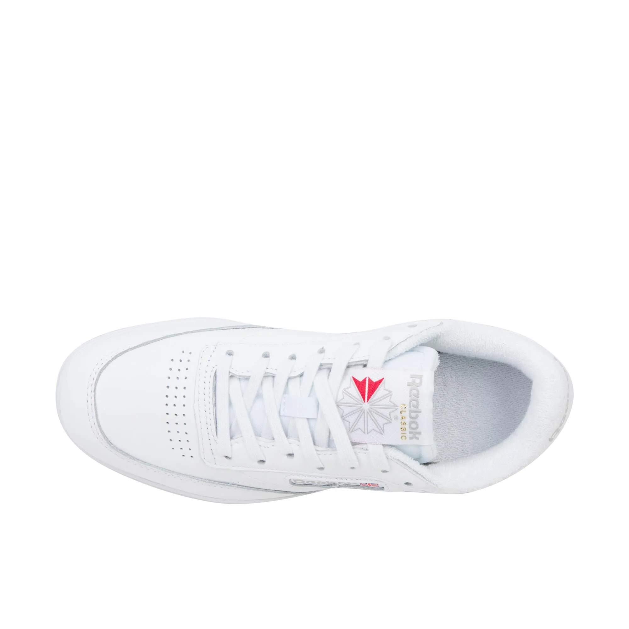 Reebok Womens Club C Double White/Reebok Rubber Gum-07/White