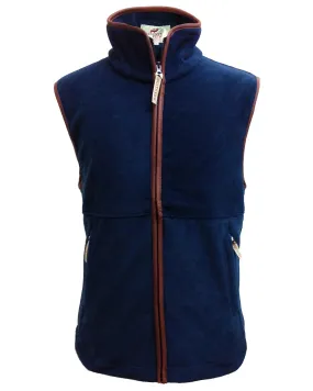 Regents View Mens Fleece Gilet Navy