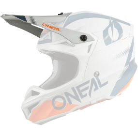 Replacement 5 SRS Haze Blue/Org Helmet Visor