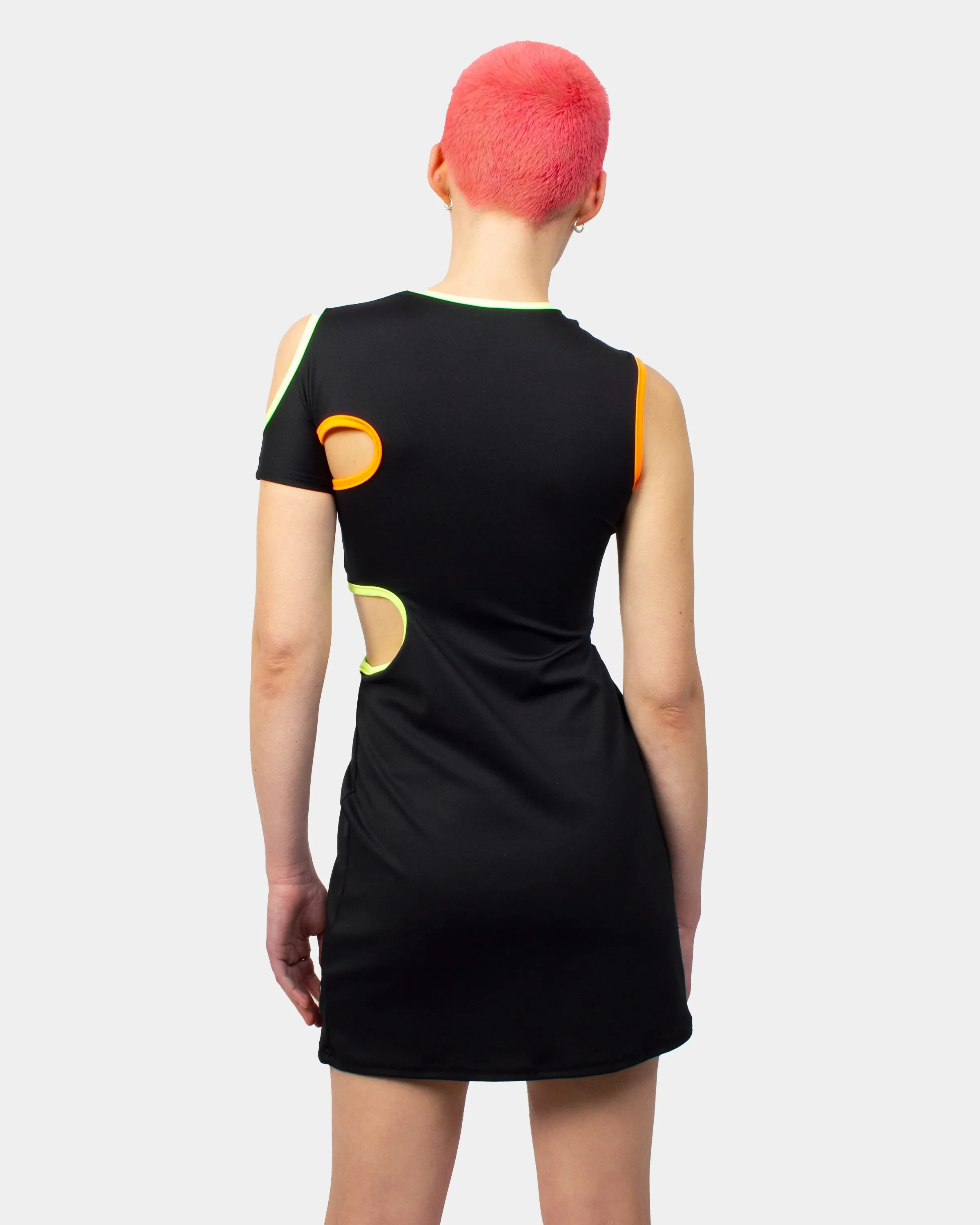 REWIND DRESS NEON