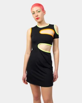 REWIND DRESS NEON