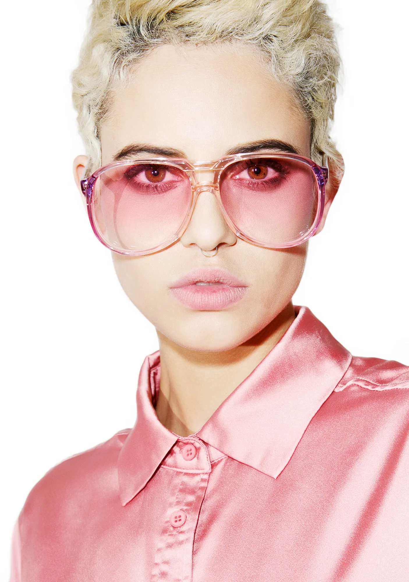 Rose Aviator Sunglasses-