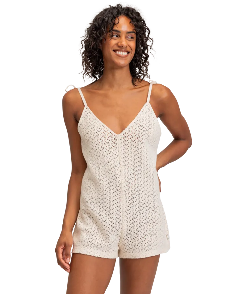 Roxy Ocean Riders Romper-Tapioca