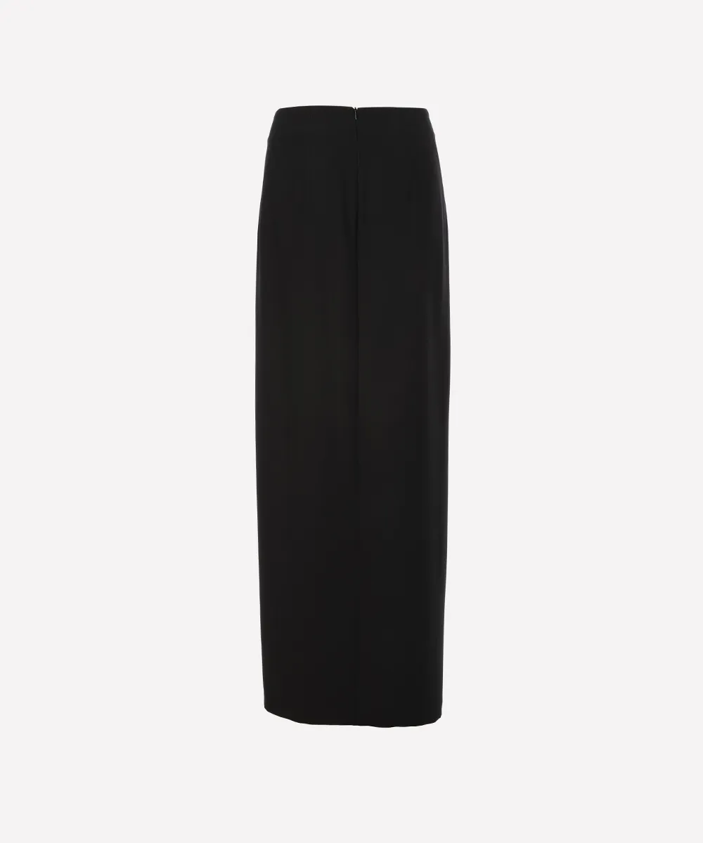 RXQUETTE slit crepe skirt 