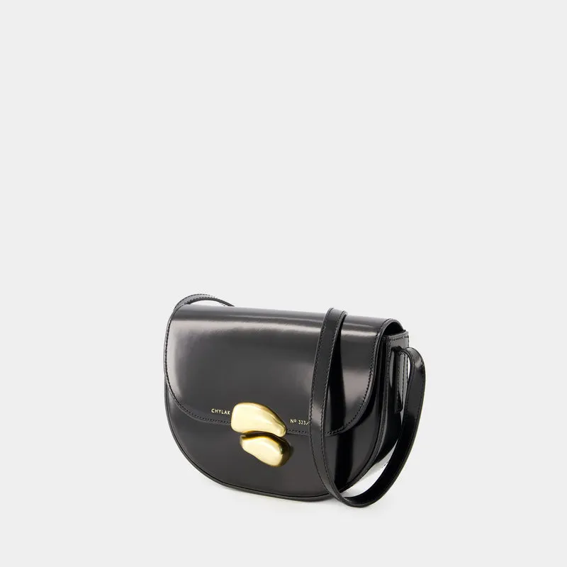 Saddle Bag - Chylak - Leather - Glossy Black