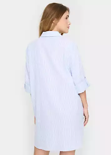 Saint Tropez Ziba Long Sleeve Button Tunic | Grattan