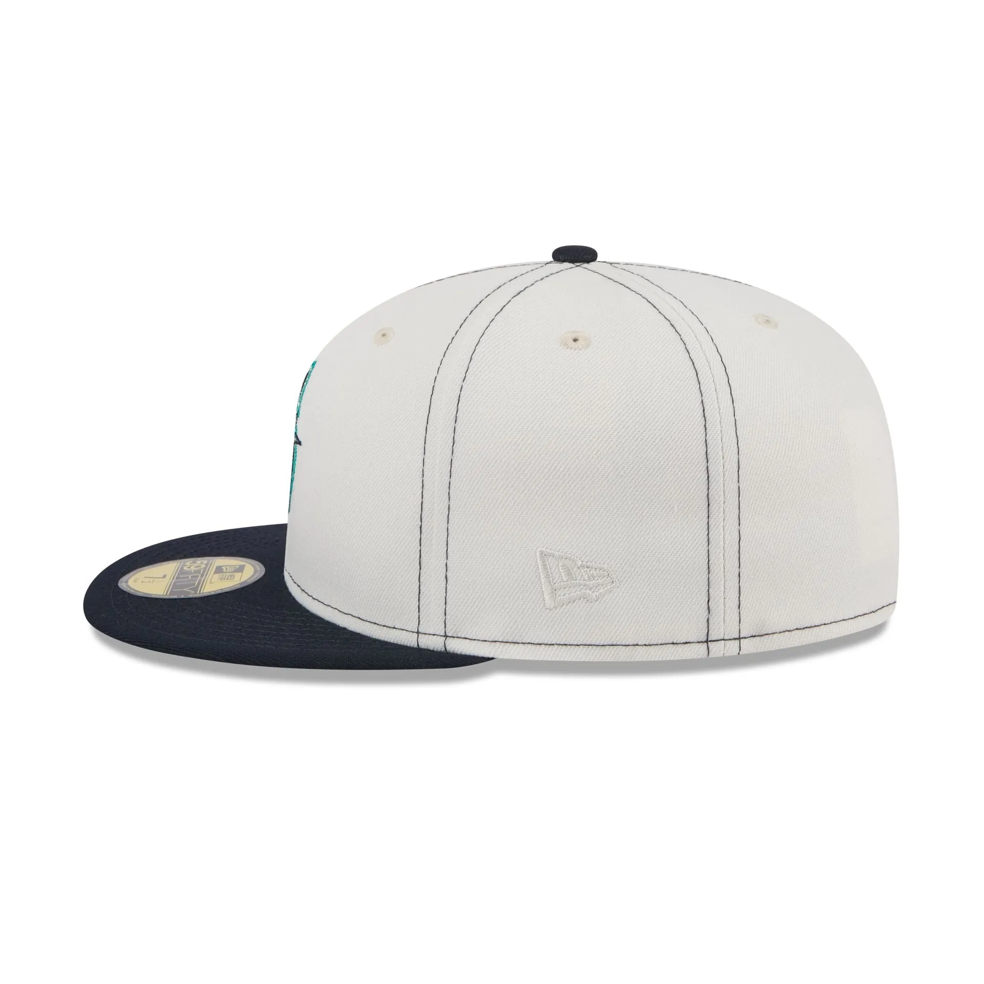 Seattle Mariners Sandy Linen 59FIFTY Fitted Hat