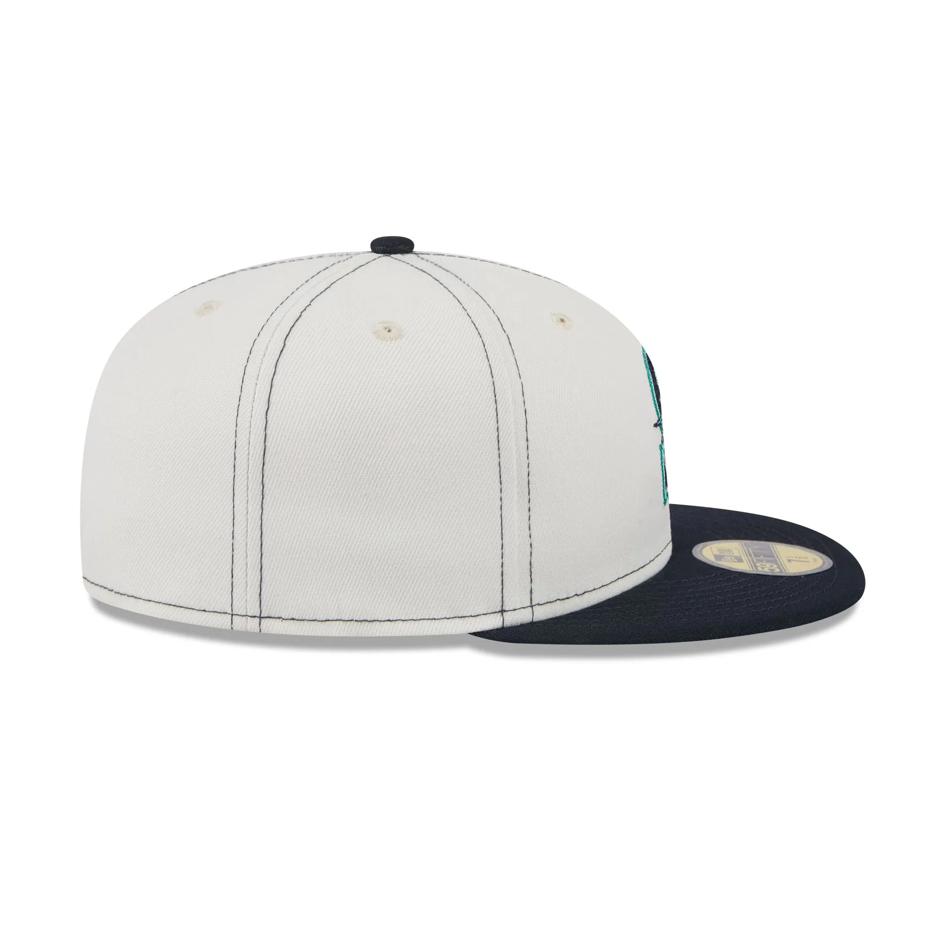 Seattle Mariners Sandy Linen 59FIFTY Fitted Hat