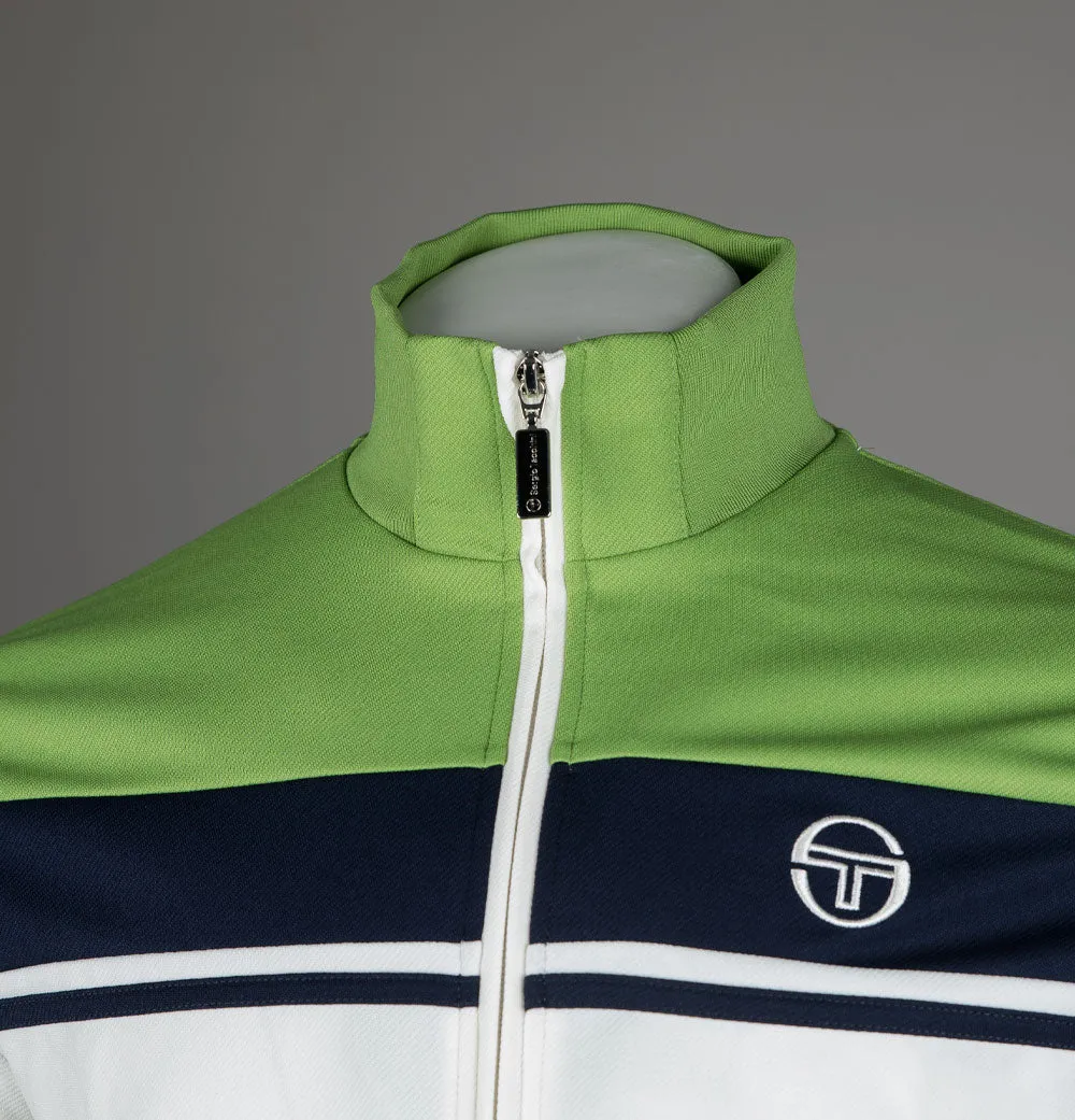 Sergio Tacchini Damarindo Tracksuit Top Gardenia/Piquant Green/Maritime Blue