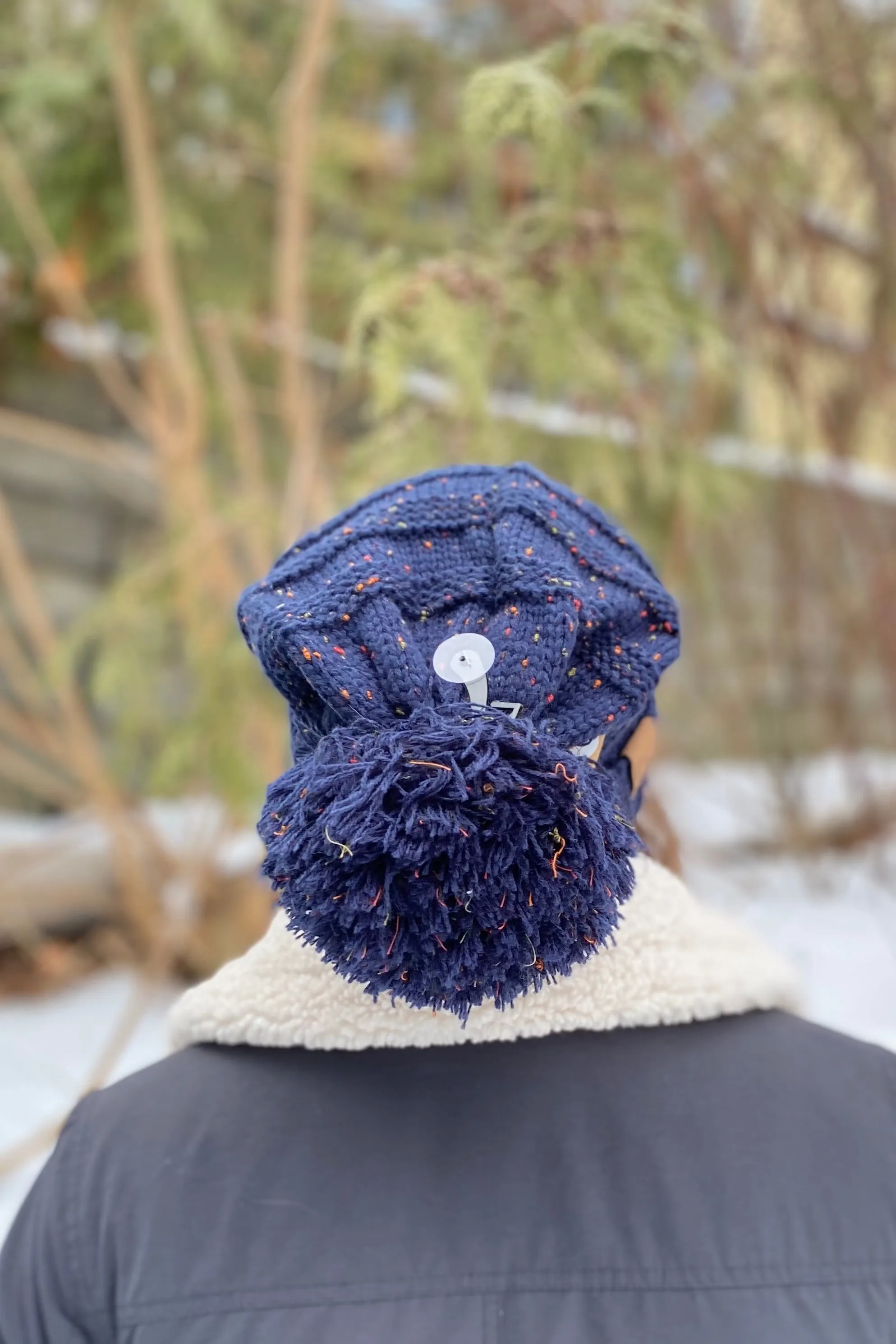 Slouchy Knit Pom Beanie