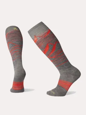     SMARTWOOL  Men’s PhD Snowboard Medium Grey Light Elite Sock    