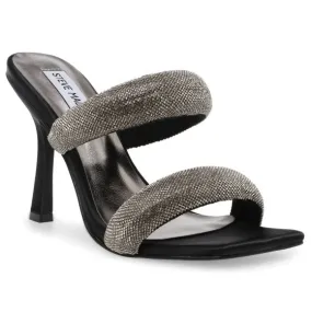 Steve Madden W' Jetsetter Black / Pewter Sandals