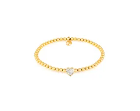 Stirata CVD .9ct 18kt Heart Bracelet