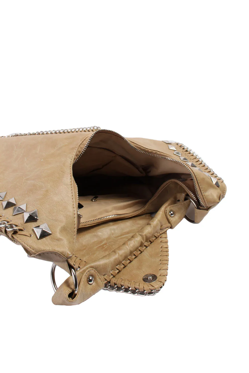 Studded Flap Shoulder Bag - Pepper Tree London