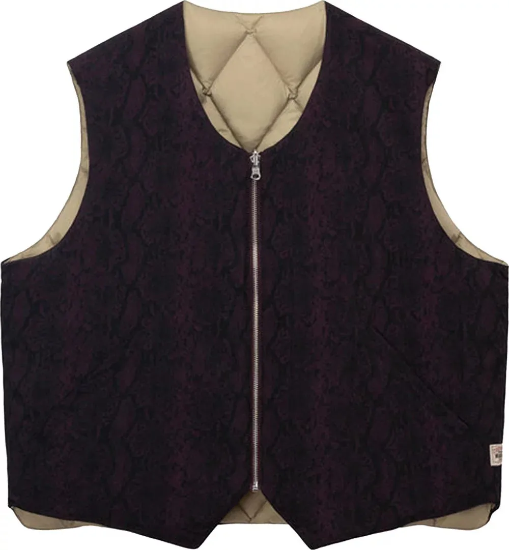 STUSSY - Men Python Reversible Vest