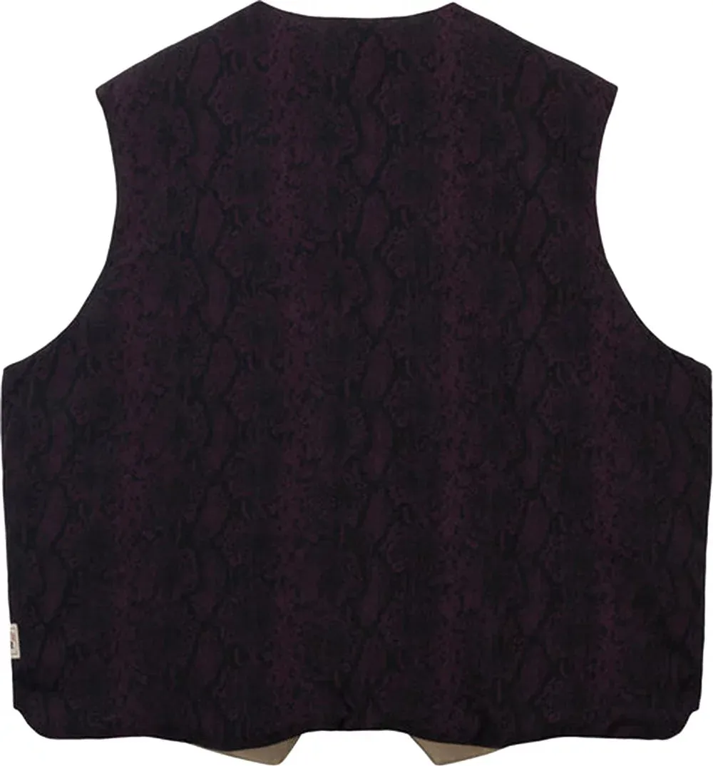 STUSSY - Men Python Reversible Vest