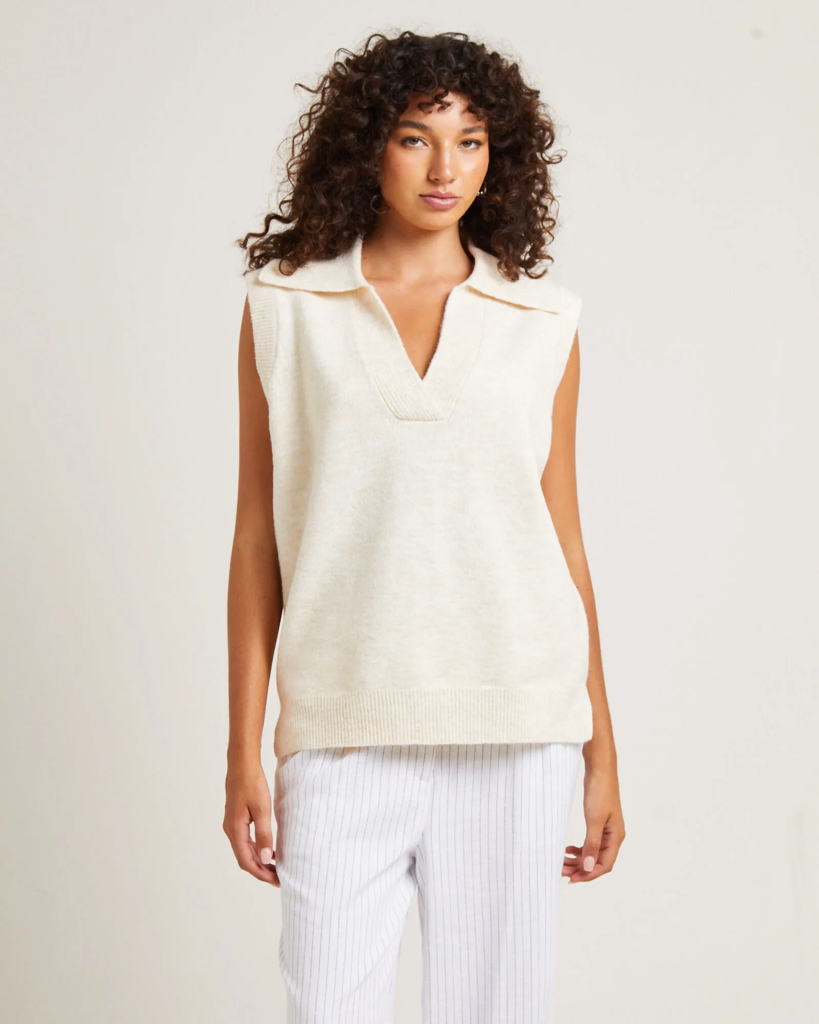 Subtitled Avari Knit Vest Oat