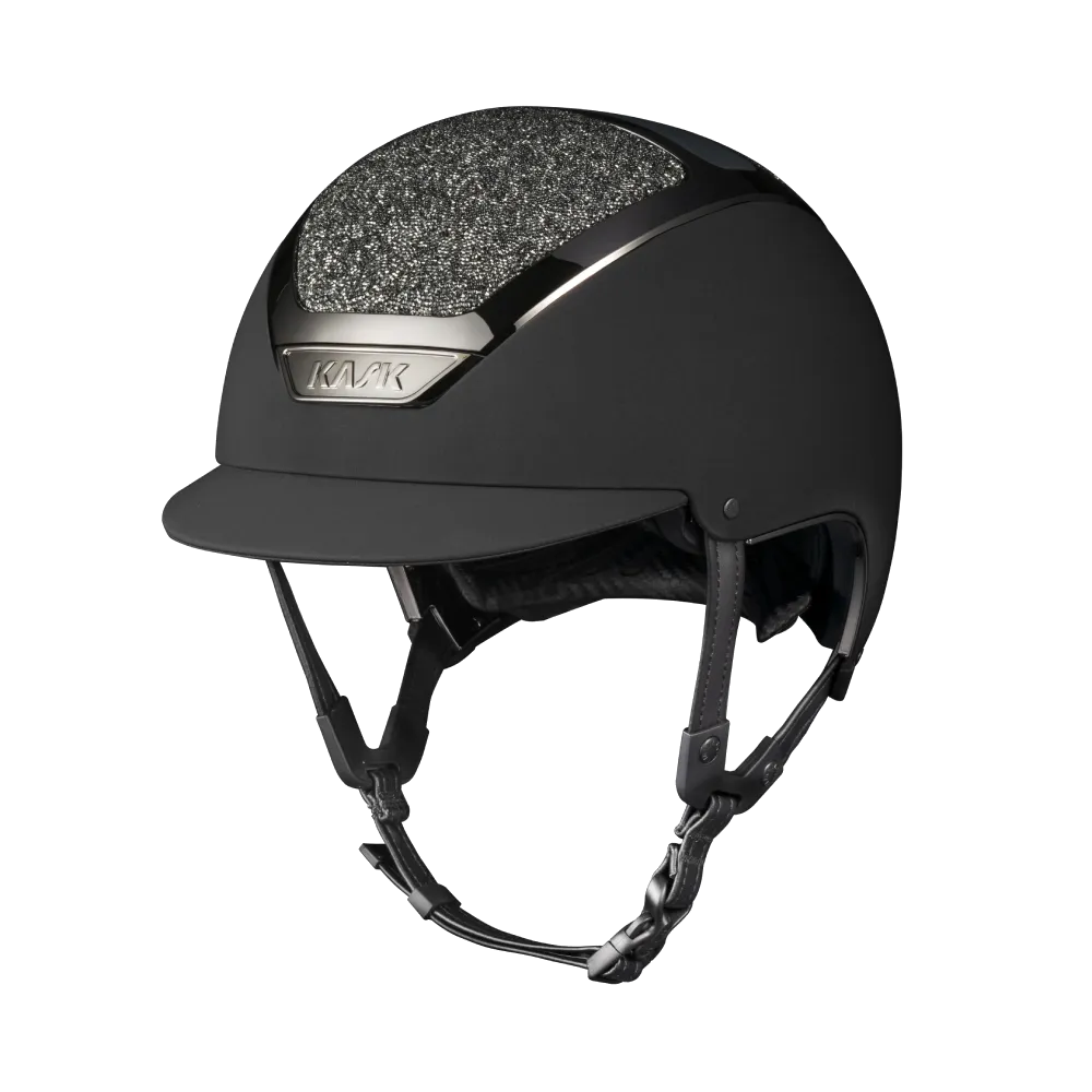 Swarovski Midnight Dogma Chrome Riding Helmet by KASK