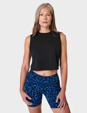 Sweaty Betty Breathe Easy Crop Muscle Vest - Black