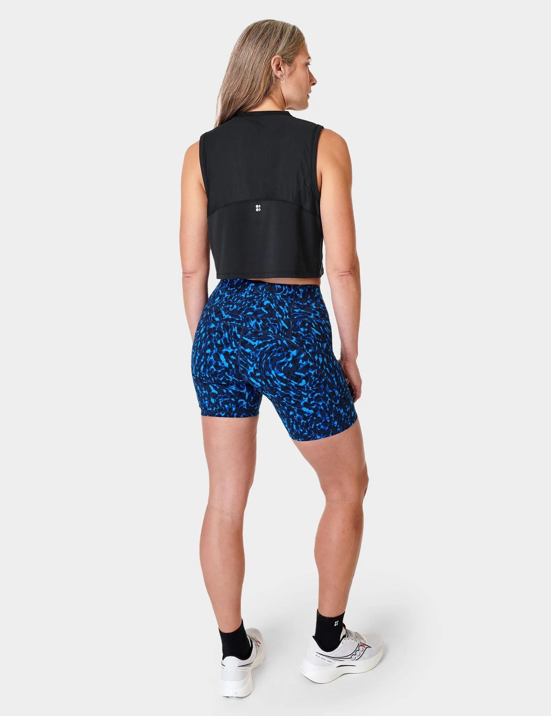 Sweaty Betty Breathe Easy Crop Muscle Vest - Black