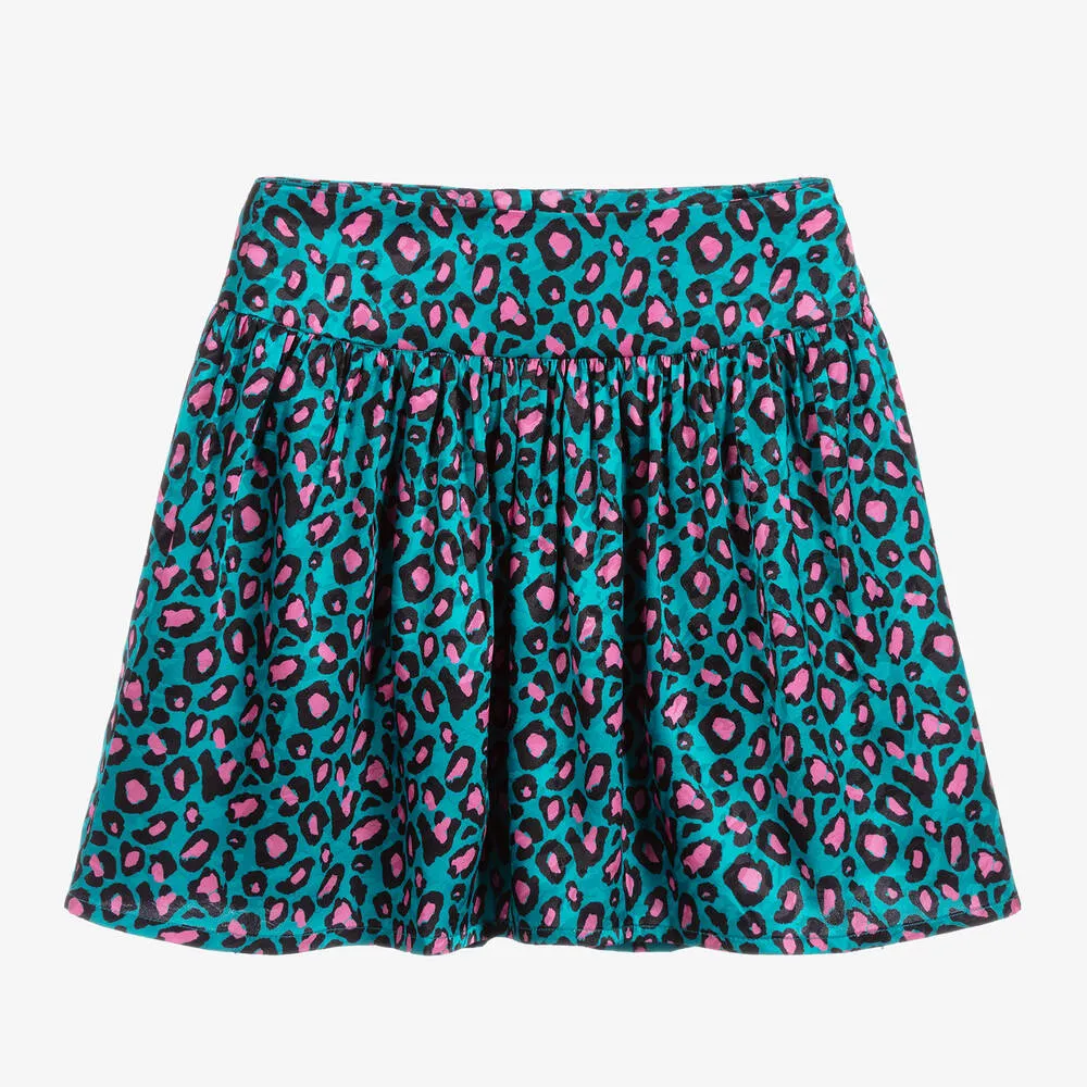 Teen Blue Cheetah Skirt  