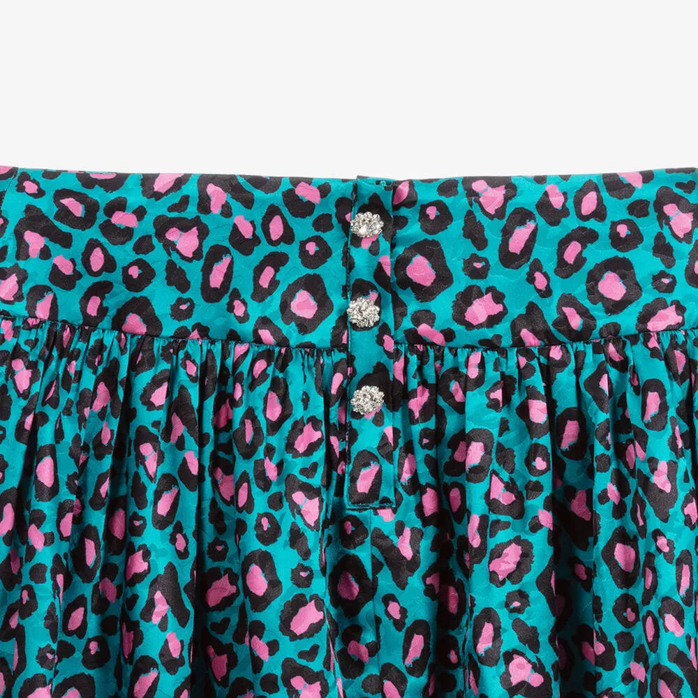 Teen Blue Cheetah Skirt  