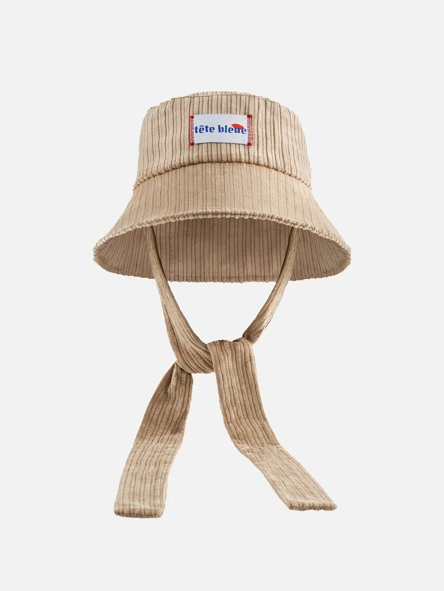 TETE BLEUE Jolene Corduroy Bucket Hat - Beige