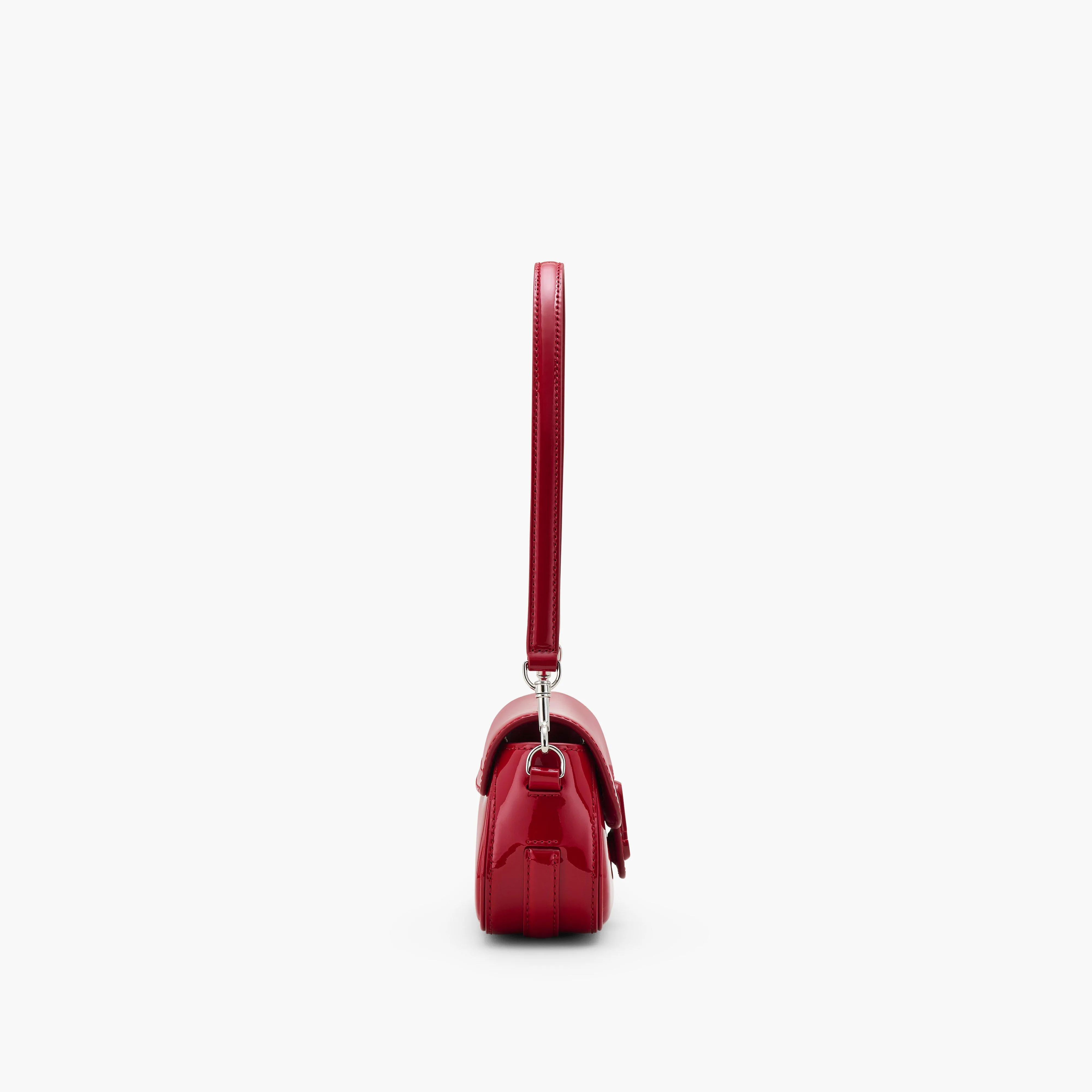 The Patent Leather Clover Shoulder Bag