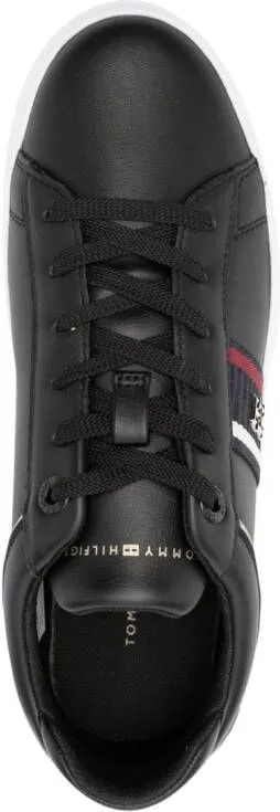 Tommy Hilfiger logo-plaque low-top sneakers Black