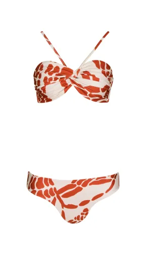 Top De Bikini Irati Orange Mare & Bottom De Bikini Zahra Orange Mare