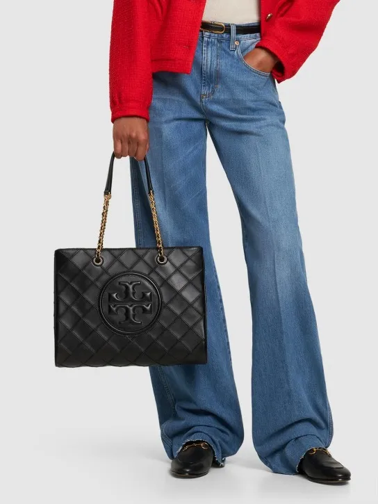 Tory Burch   Fleming soft leather shoulder bag 