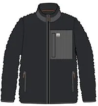 Trekker Recycled Deep-Pile Sherpa Fleece - Black