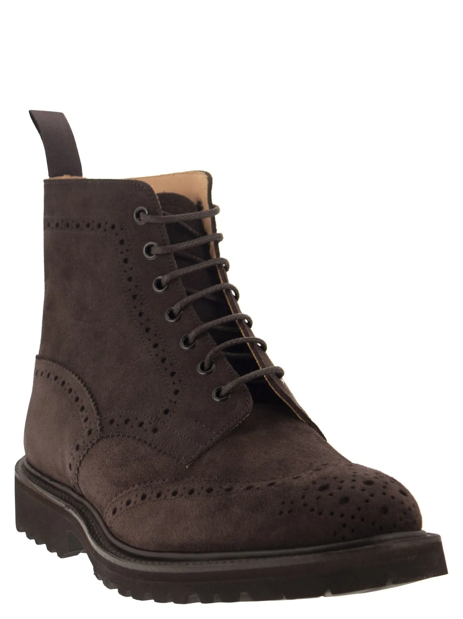 Tricker's    Tricker's Stow Suede Laced Boot