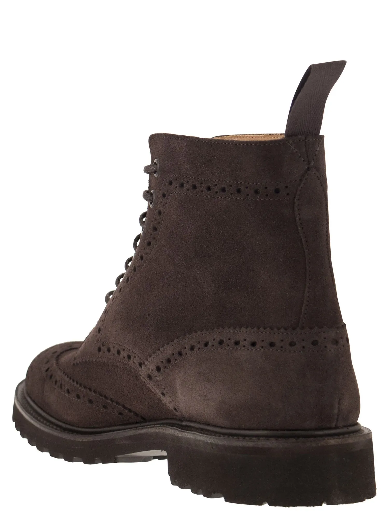 Tricker's    Tricker's Stow Suede Laced Boot