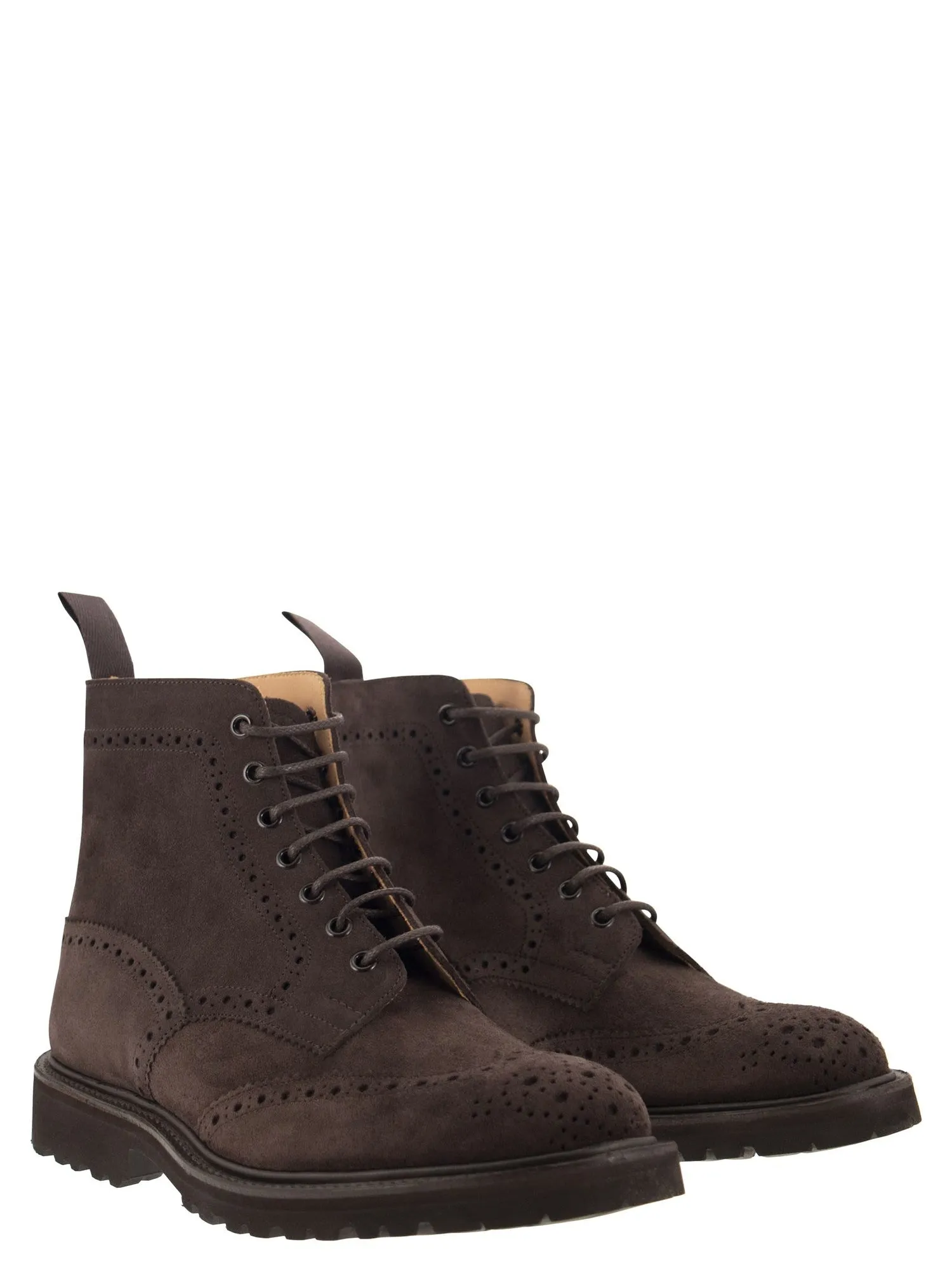 Tricker's    Tricker's Stow Suede Laced Boot