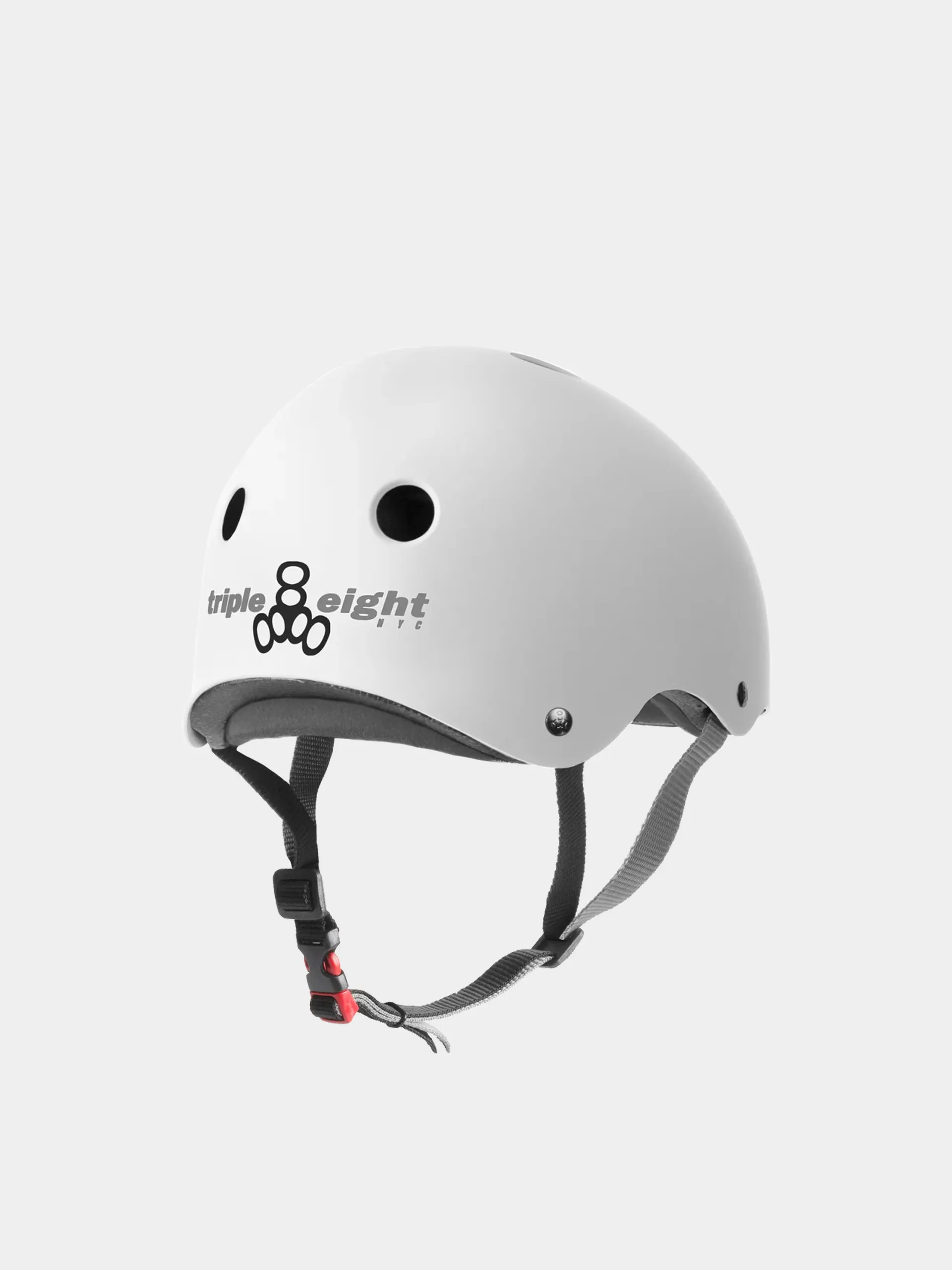 Triple Eight Helmet The Certified Sweatsaver Helmet (white rubber)