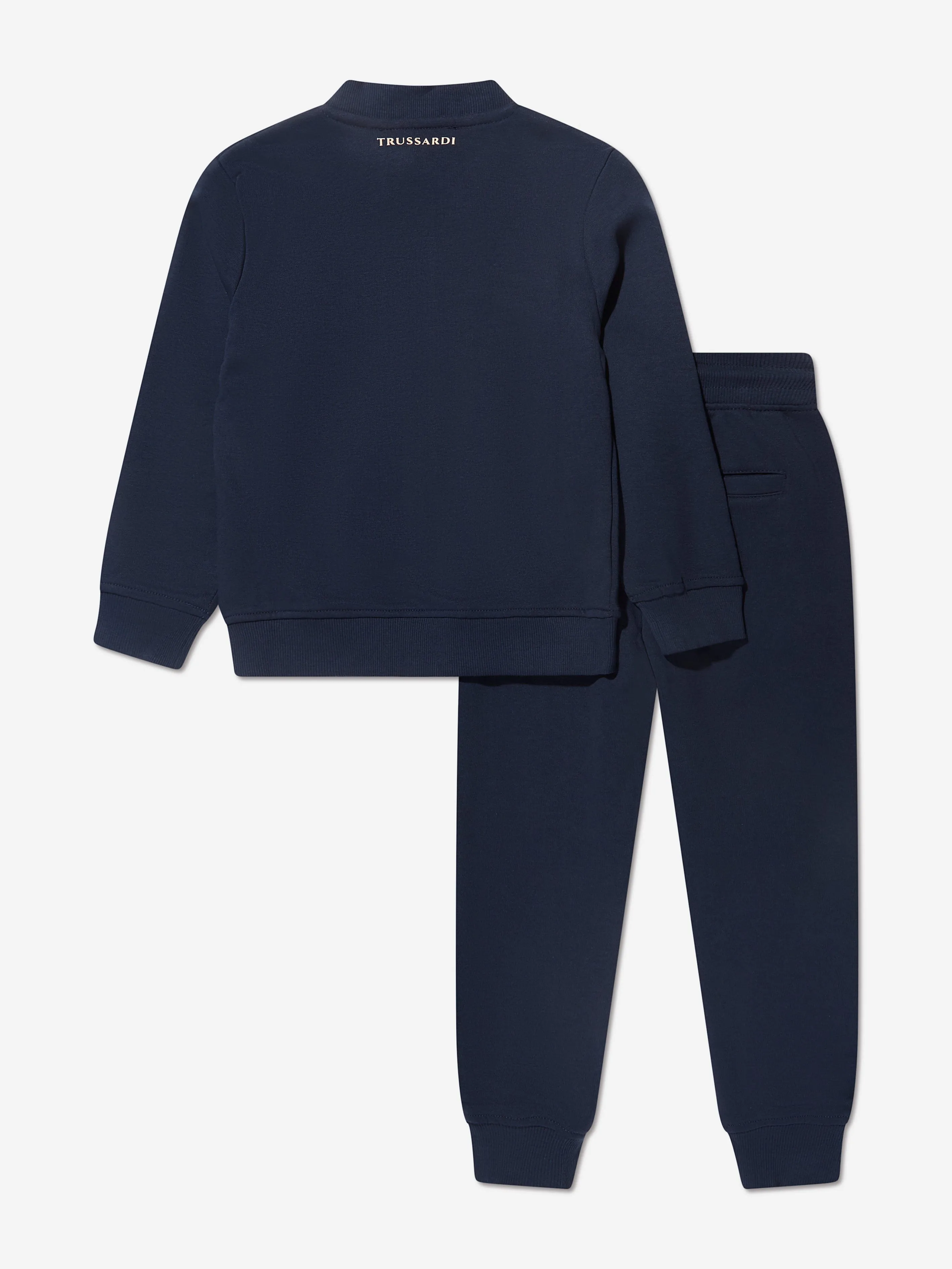 Trussardi Boys Hurcan Tracksuit in Navy