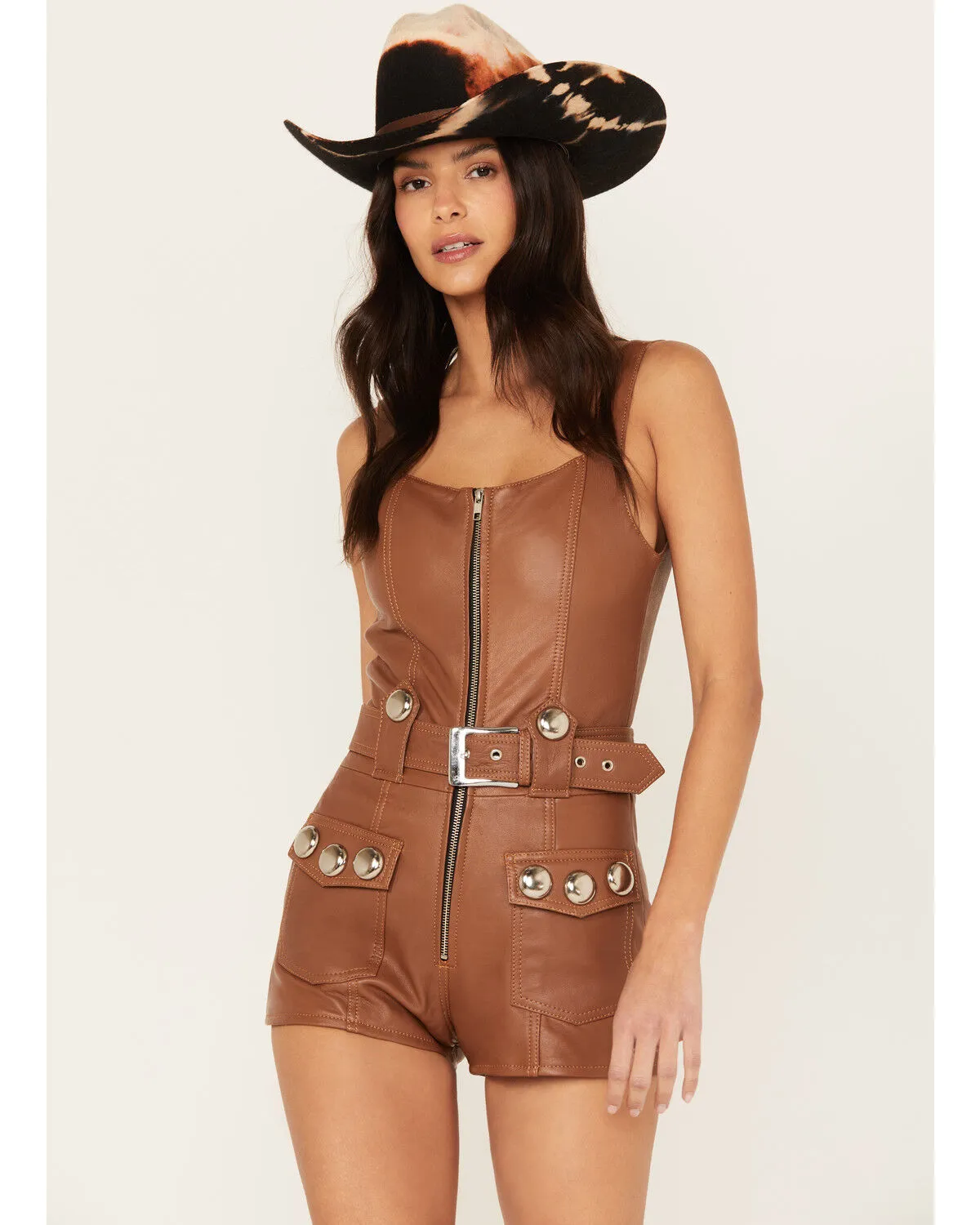 Understated Leather Women's Midnight City Romper