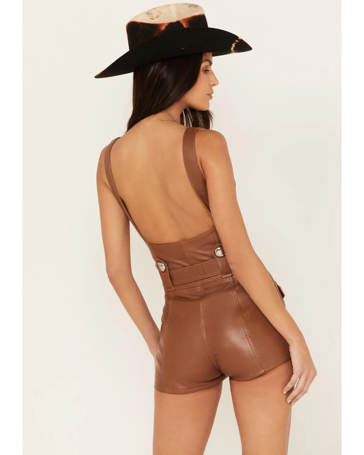 Understated Leather Women's Midnight City Romper