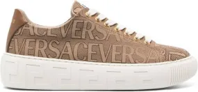 Versace Allover Greca sneakers Brown